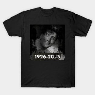 Smiling Tony Bennett young man singer portrait T-Shirt